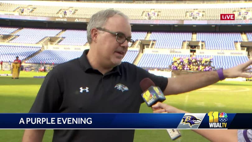 Women gather for night of football and Baltimore Ravens for 'A Purple  Evening' at M&T Bank Stadium