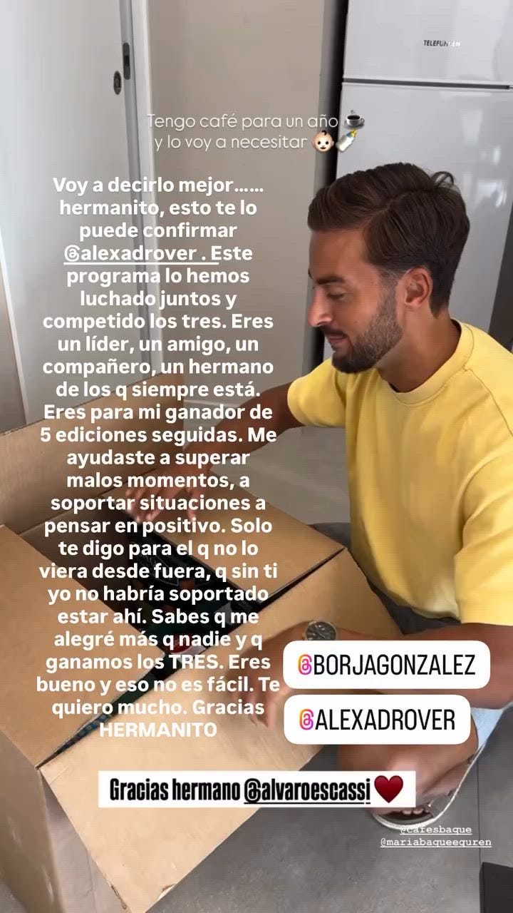 borja gonzalez y alvaro escassi, finalistas de 'supervivientes'