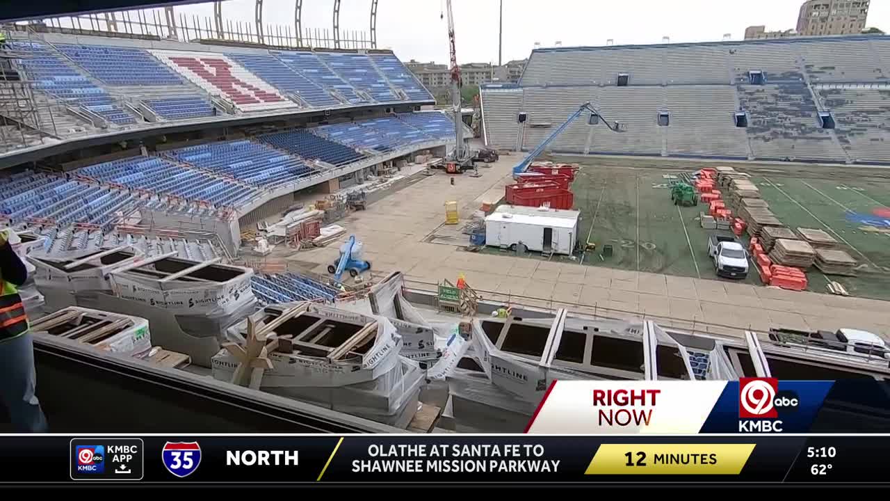 KU Athletics gives first walk-through of stadium makeover