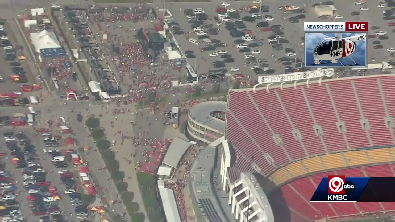 Arrowhead Stadium home of the Chiefs mouse pad