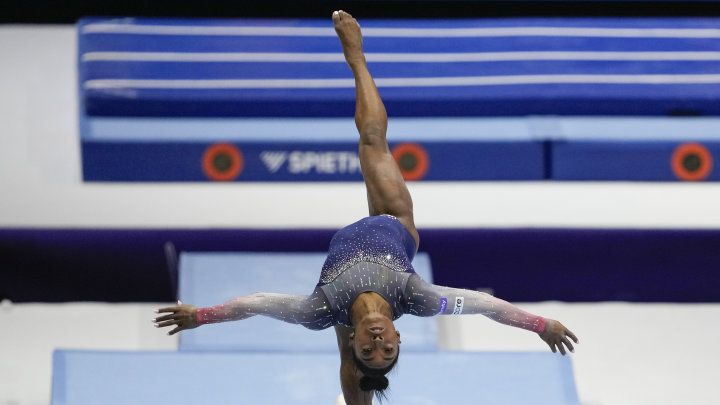 Make it 23 titles: Unstoppable Biles wraps up world championships comeback  with 2 more gold medals