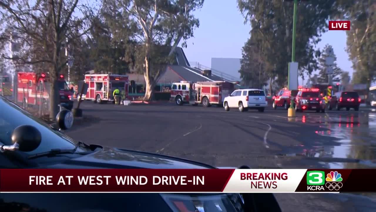 West Wind Drive-In ﻿in Sacramento significantly damaged by fire