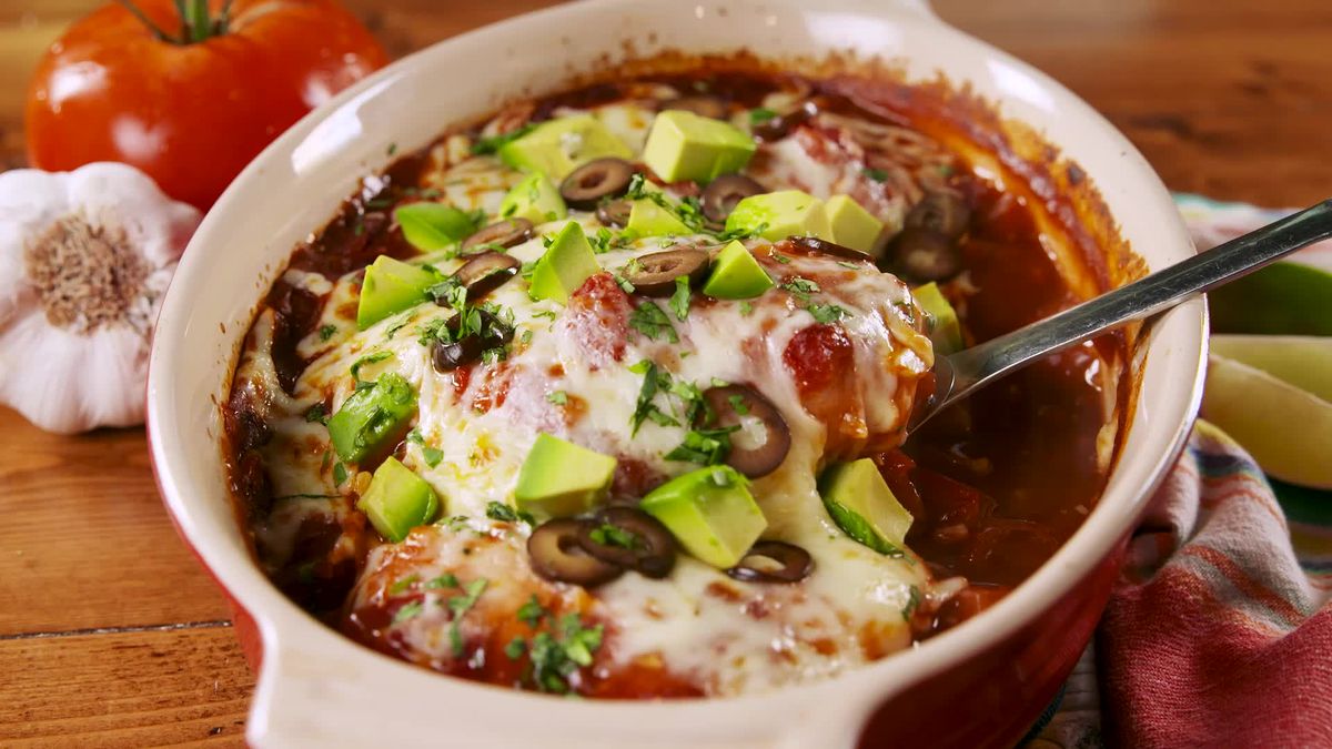 preview for Enchilada Chicken Is Everything We Want In Dinner