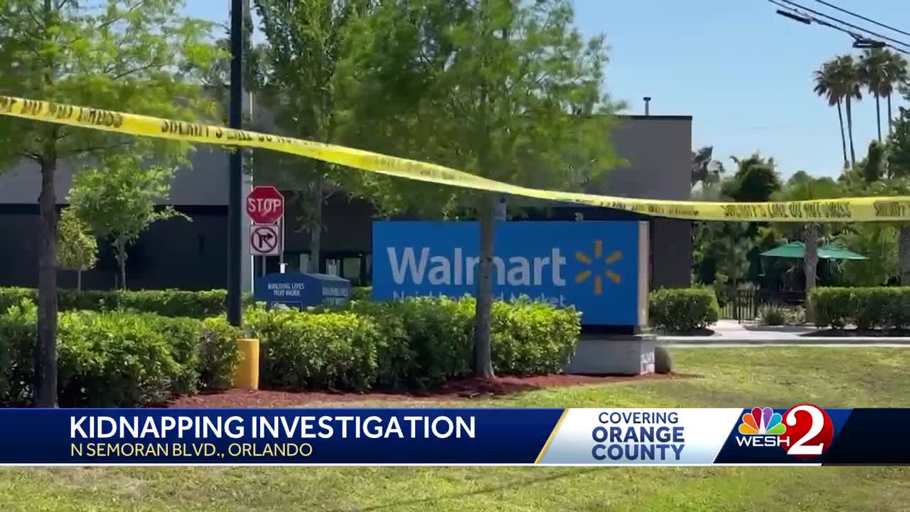 Deputies respond to a kidnapping inside Orlando Walmart Saturday