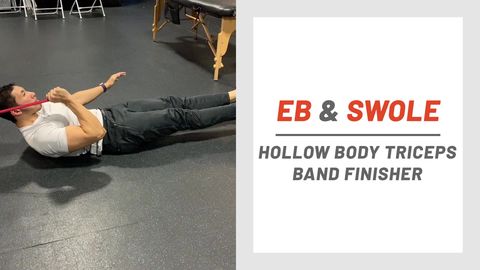 preview for Eb & Swole: Hollow Body Triceps Band Finisher
