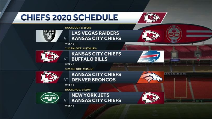 2020 Schedule: Chiefs kickoff NFL season with Thursday night prime