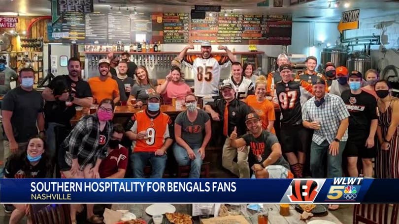 Cincinnati Bengals fans: Tailgaters show up, dress up for team