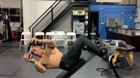 This Rotational Decline Situp Abs Workout Builds a Six-Pack