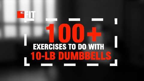preview for 100+ Ways to Use 10 Pound Dumbbells