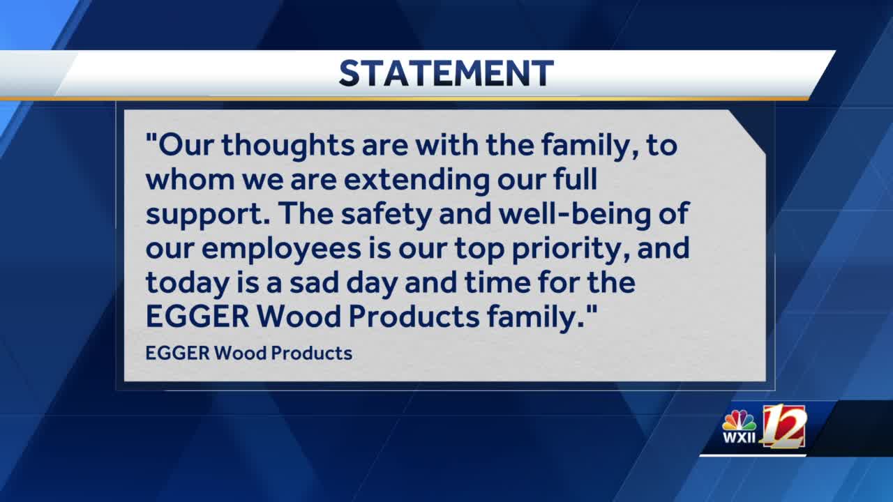EGGER Wood Products factory worker died at the Davidson County facility, officials say
