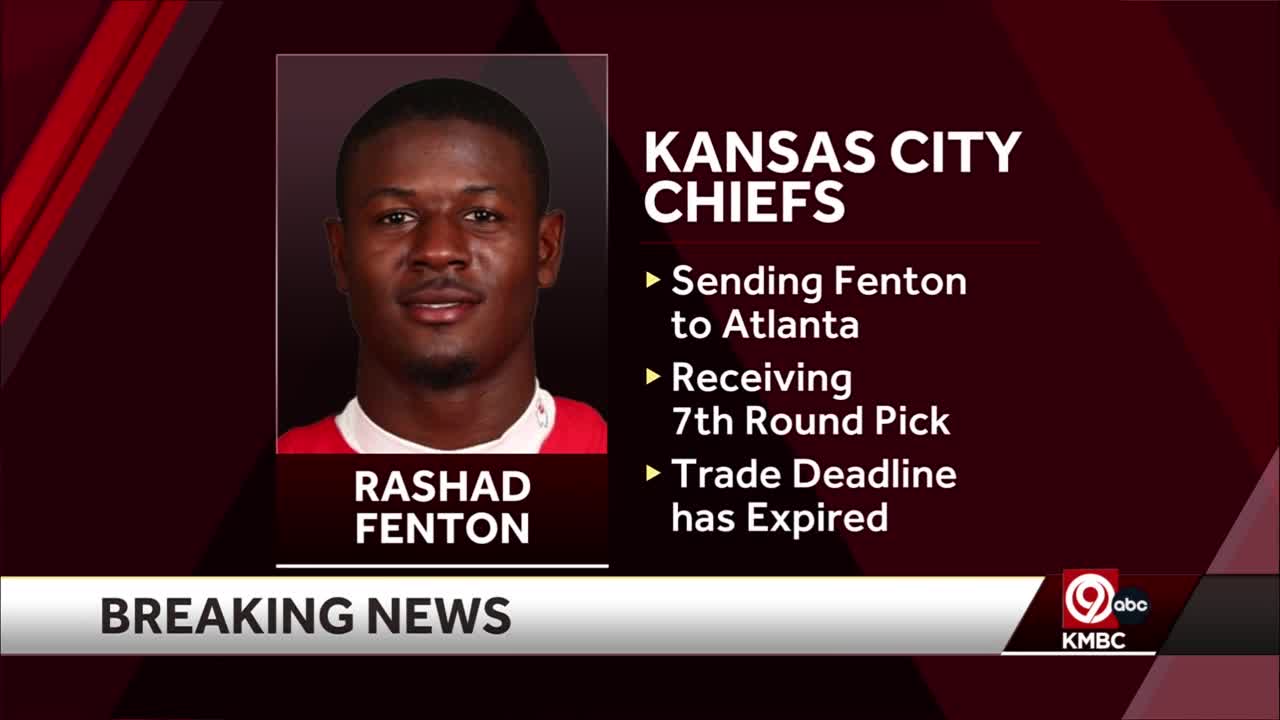 Chiefs trade cornerback Rashad Fenton to Falcons for conditional