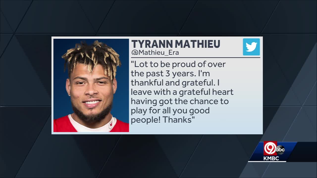 Chiefs safety Tyrann Mathieu: “I leave with a grateful heart”