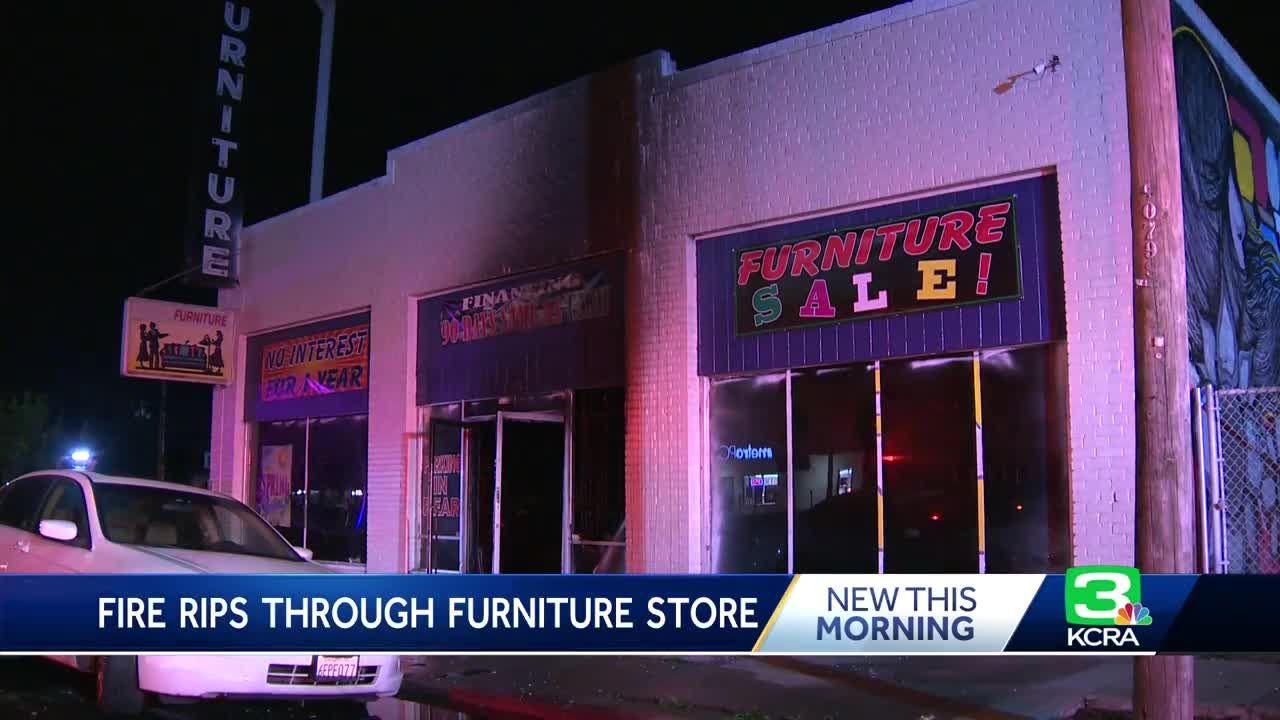 An Overnight Fire In Stockton Destroyed The Capitol Furniture