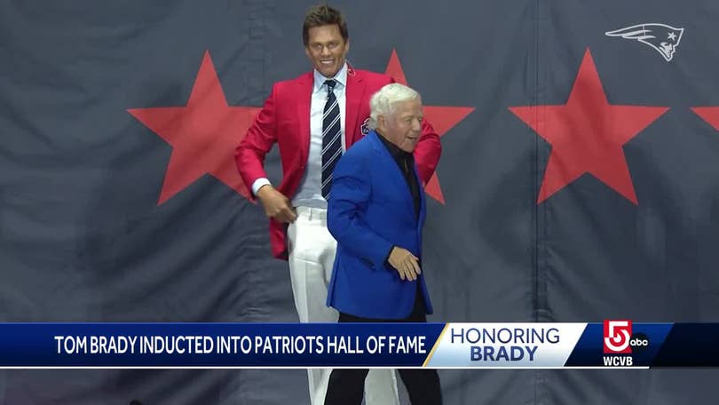 Patriots retire No. 12 during Brady's Patriots Hall of Fame induction