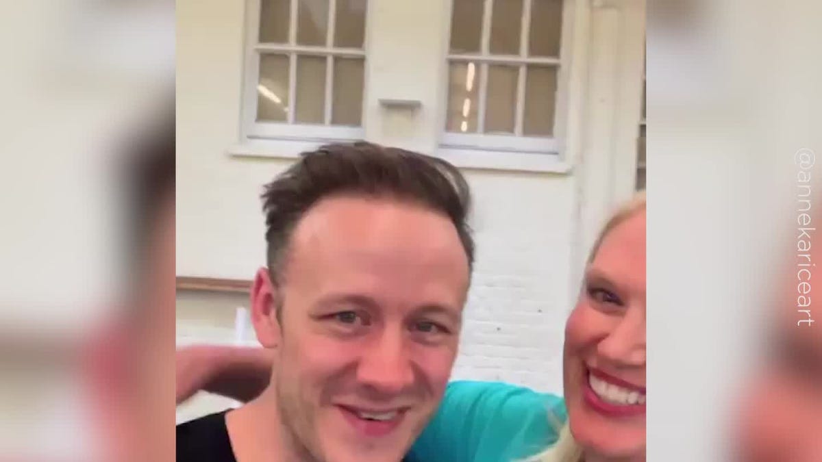 Strictly’s Anneka Rice and Kevin Clifton