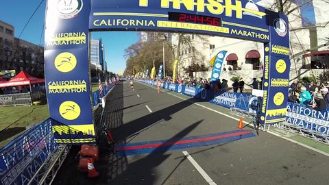 preview for Woman Falls at Finish of CIM