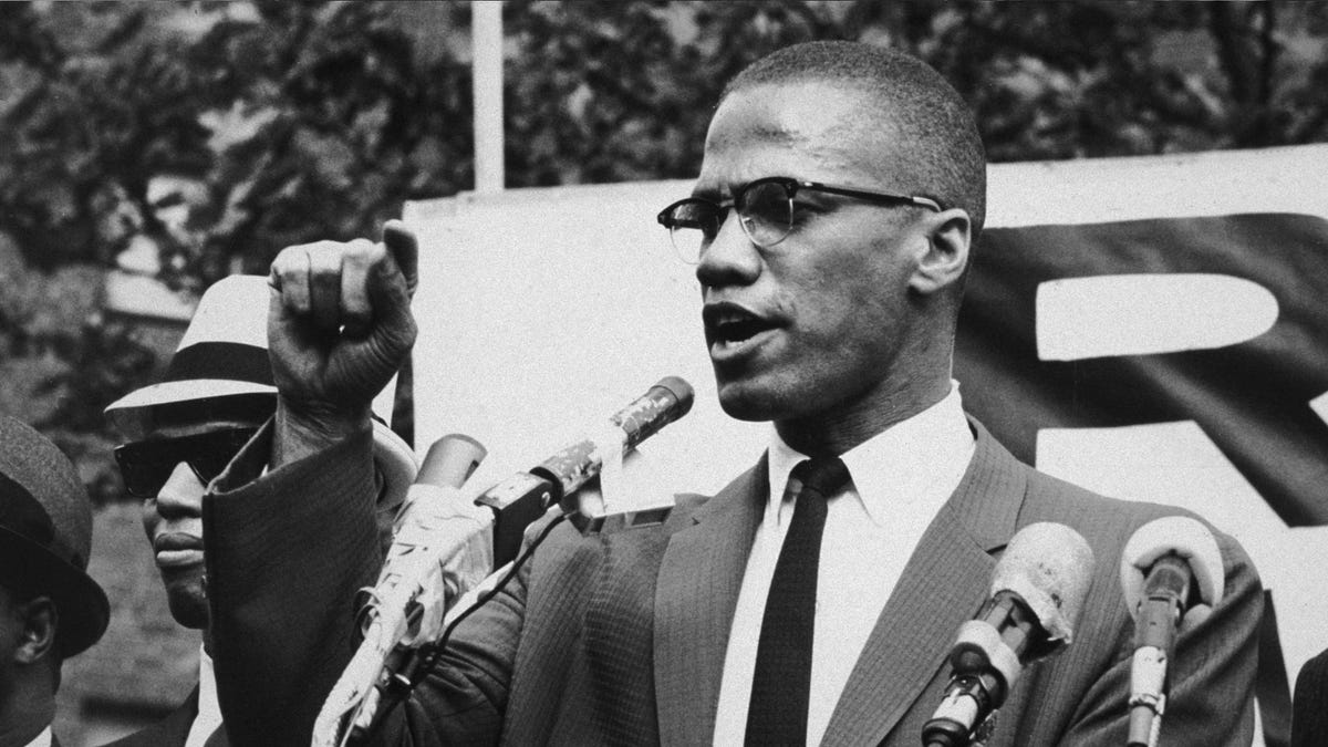 Video player poster image preview for Malcolm X - Mini Biography