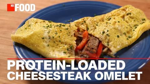 preview for Protein-Loaded Cheesesteak Omelet