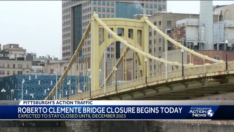 Pittsburgh's Roberto Clemente Bridge closed for bridge rehab