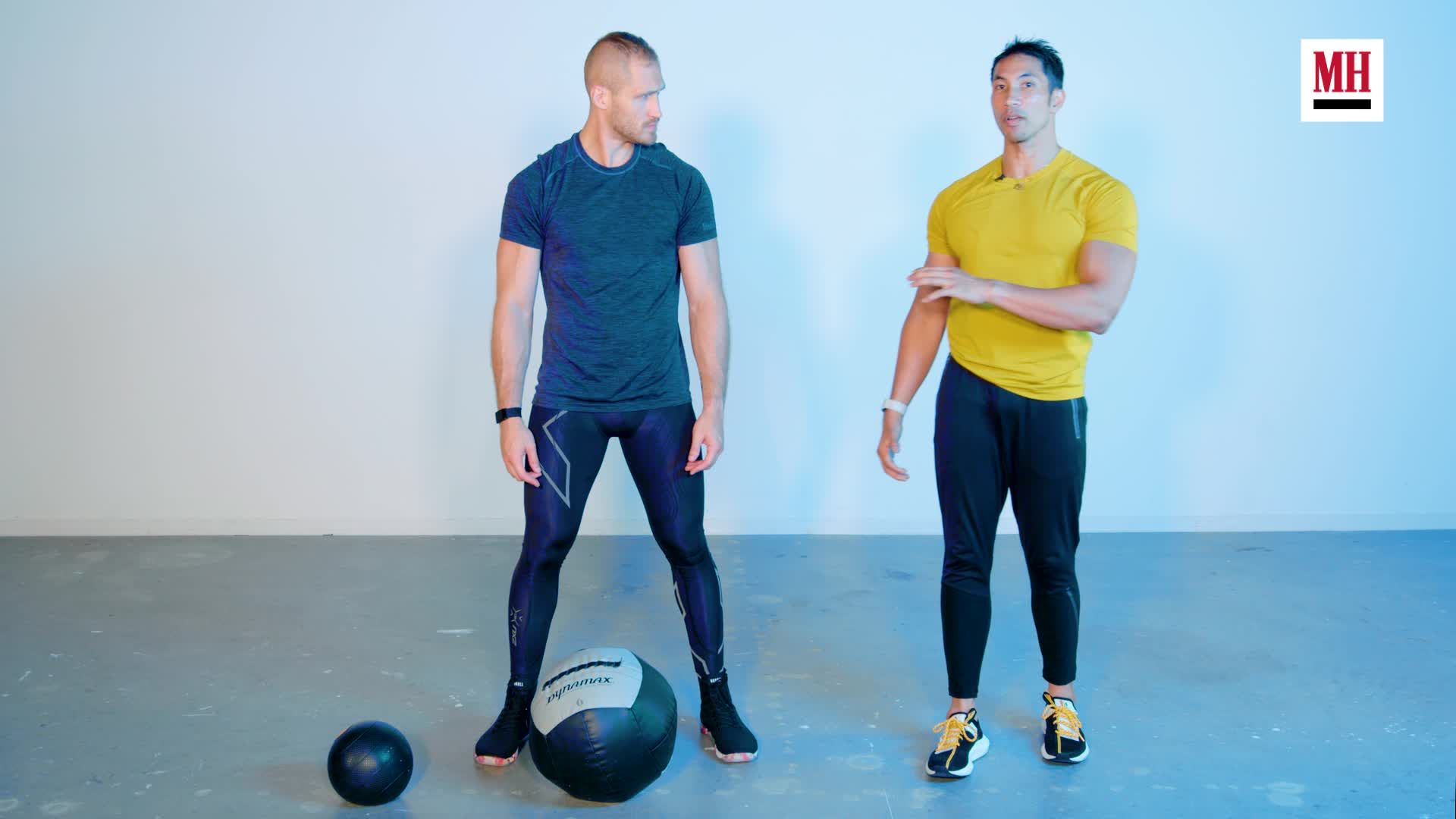 Dumbbell & Medicine Ball Arms Workout