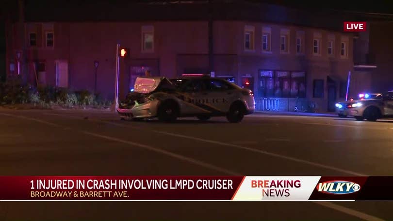 At Least 1 Taken To Hospital After Crash Involving Lmpd Cruiser