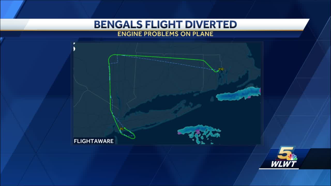 BENGALS FLIGHT DIVERTED 