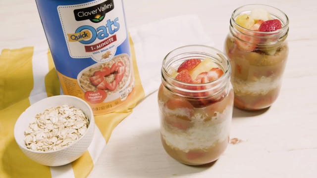 applesauce overnight oats