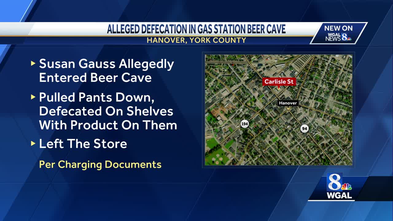Woman defecates inside Royal Farms beer cooler in York County