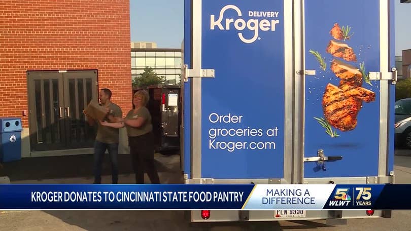 Kroger donates to Cincinnati State food pantry in honor of Hunger