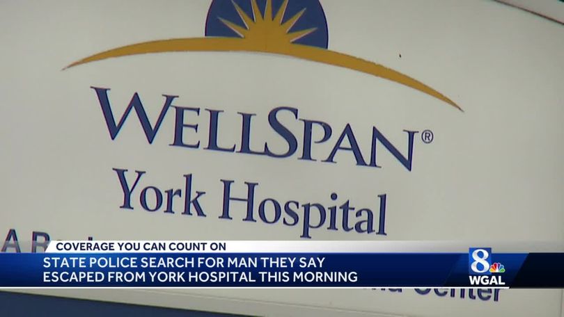 Man escapes hospital while in custody in York County, police say