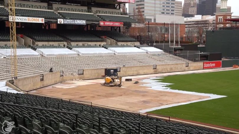 Orioles moving left field fence back at Camden Yards