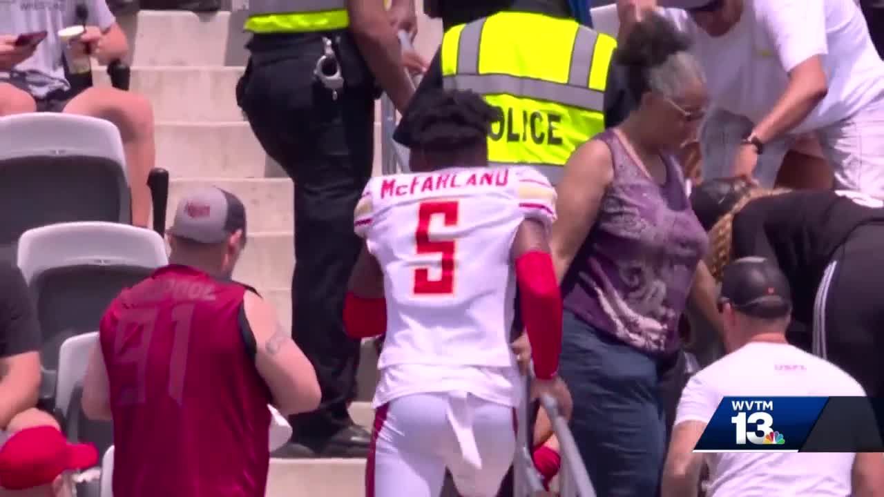 Birmingham Stallions safety leaves game to rescue pregnant wife who passed out in stands
