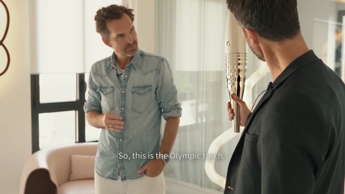 preview for DESIGN OF THE PARIS 2024 GAMES TORCH