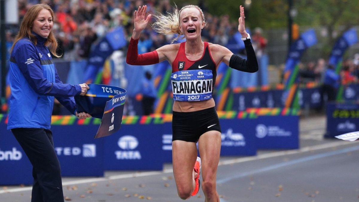 preview for NYC Marathon Winner First American Woman Since 1977