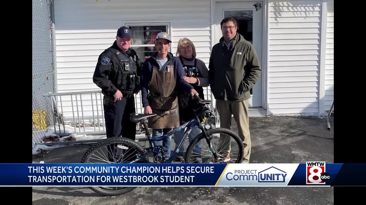 Project CommUNITY Maine school police officer to the rescue