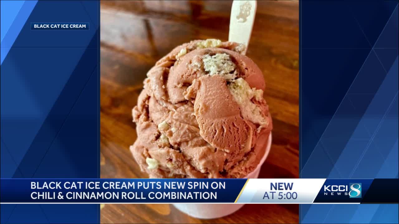 Black Cat Ice Cream puts new spin on chili and cinnamon roll