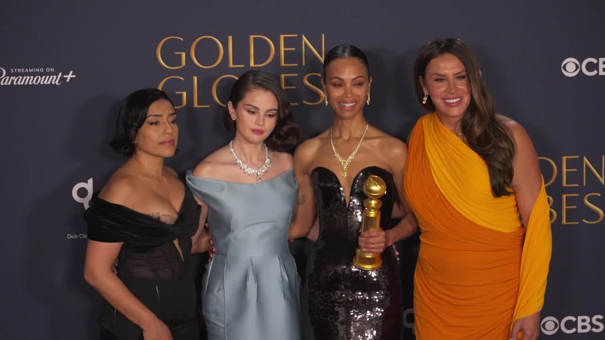 preview for The Emilia Perez cast at the 2025 Golden Globes