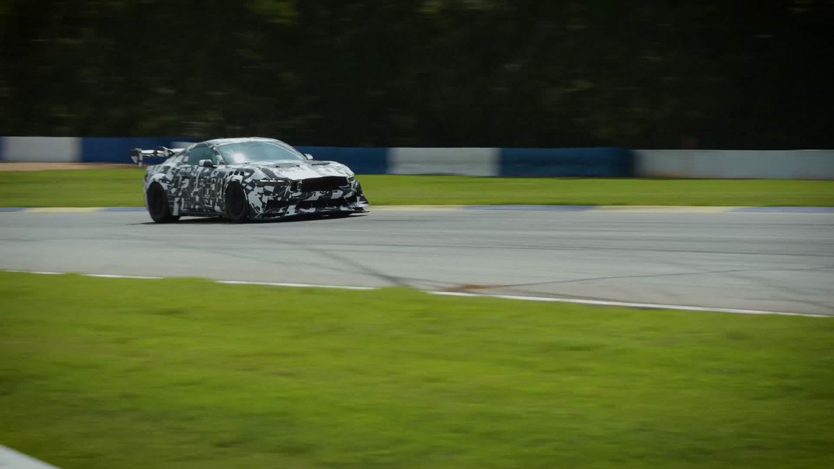preview for 2025 Ford Mustang GTD Testing at Road Atlanta