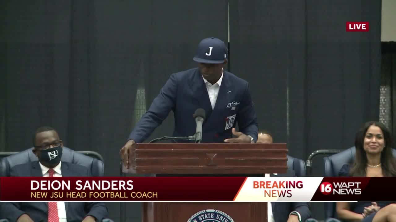 Match made in heaven': Deion Sanders to coach Jackson State Joy Jackson  Coach Heaven tigers