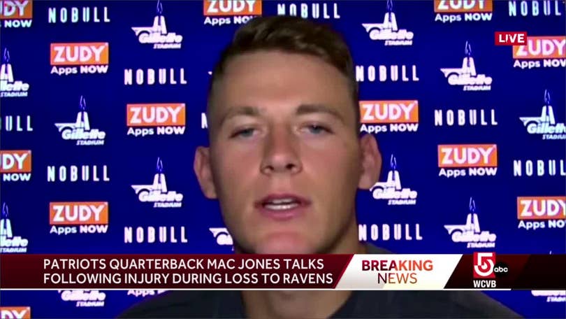 Mac Jones injury news: Back spasms, per NFL Network