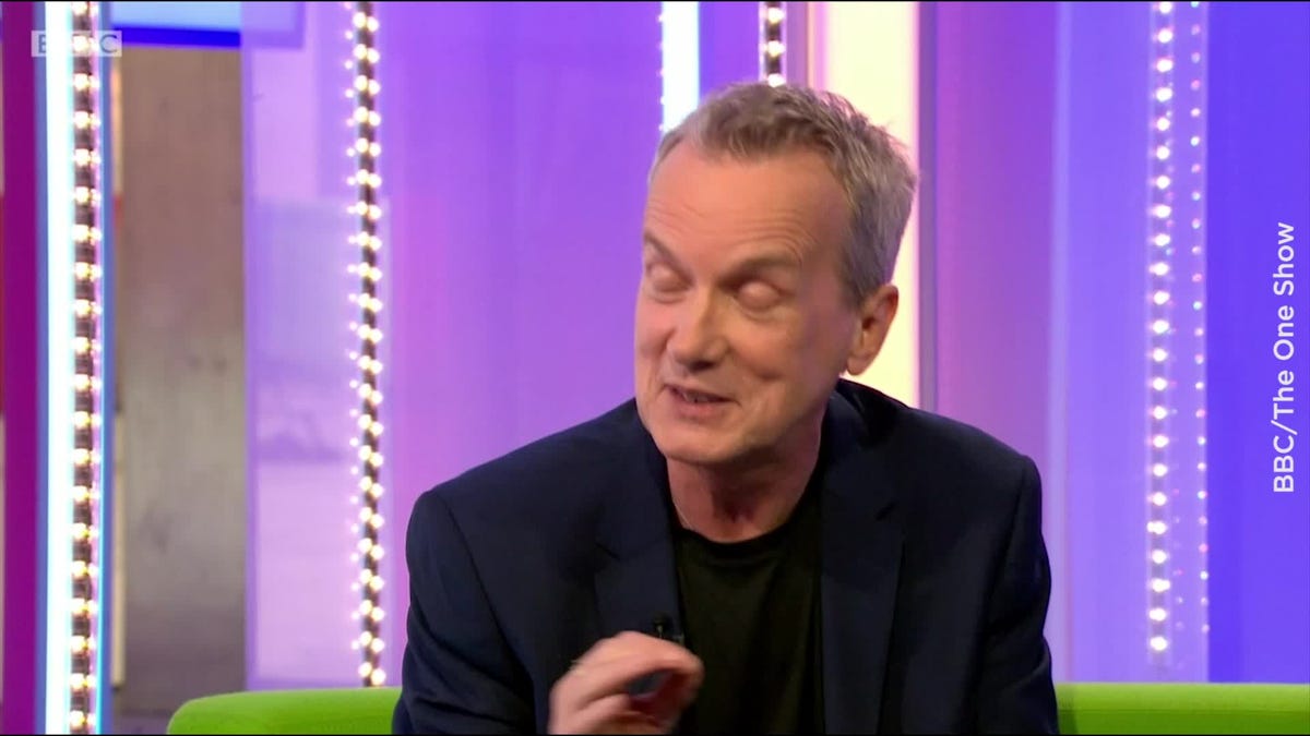 preview for The One Show's Alex Jones and Matt Baker repeatedly interrupted live on air by a ringing phone