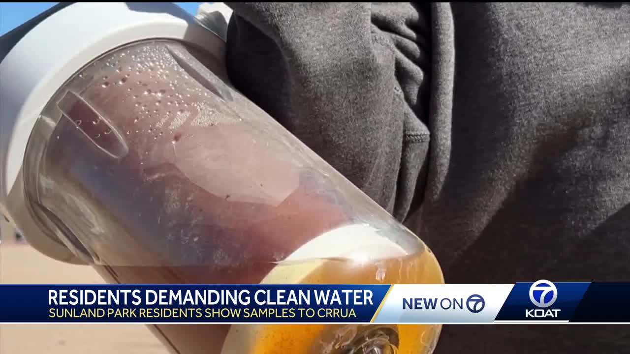 Residents Raising Concerns About Discolored Water In Sunland Park