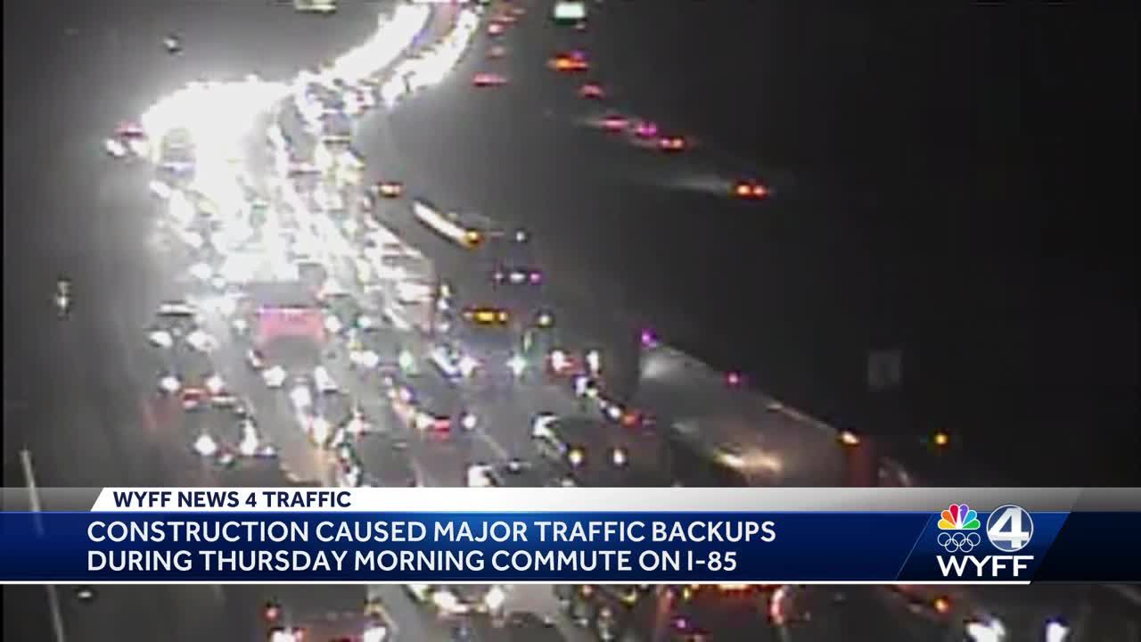 SCDOT explains why construction was delayed on I-85, which caused major backups