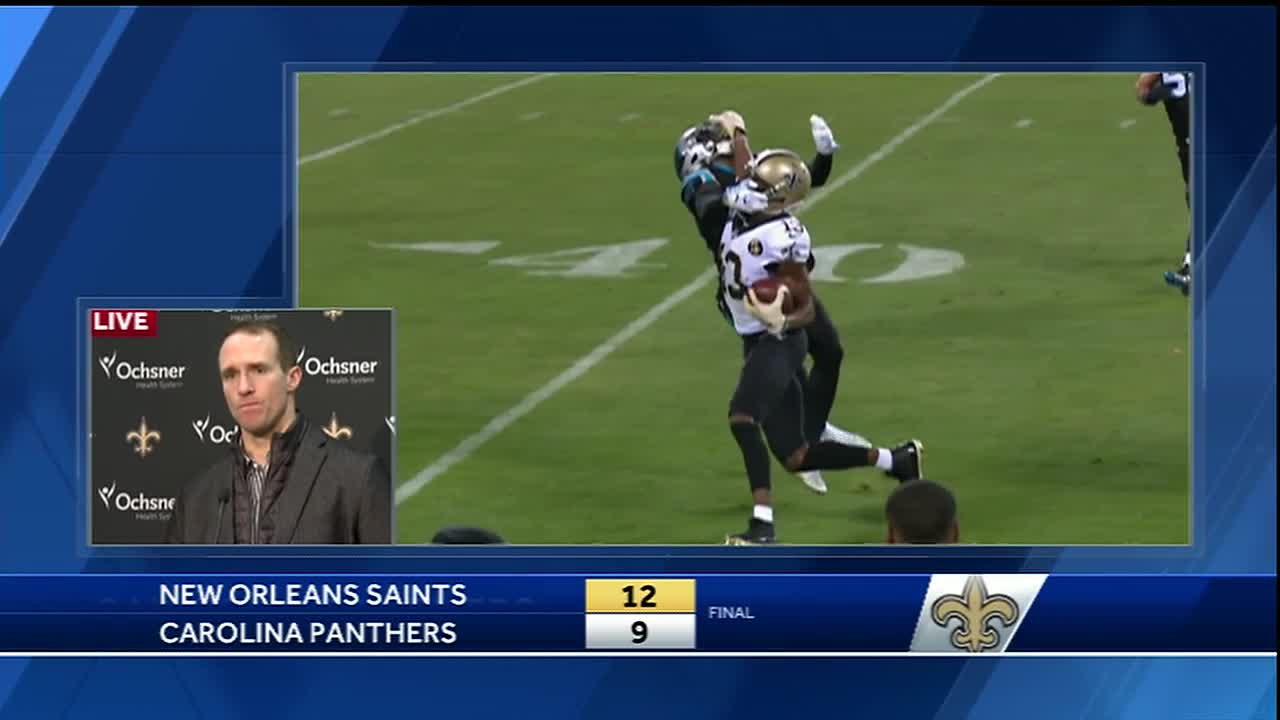 Saints' defense puts clamps on Cam Newton in 12-9 win over Panthers