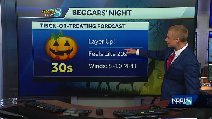Halloween 2023: It's a chilly forecast for central Iowa trick-or-treating