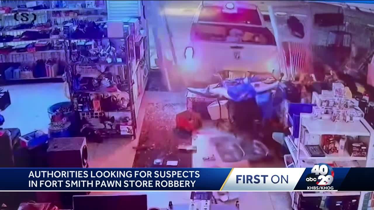 Fort Smith pawn shop hit by vehicle, guns stolen