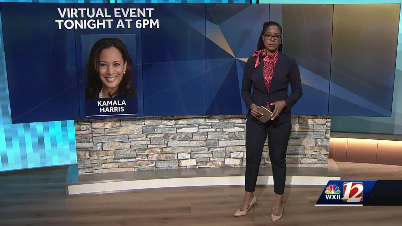 Charlotte Sen. Kamala Harris virtual campaign event