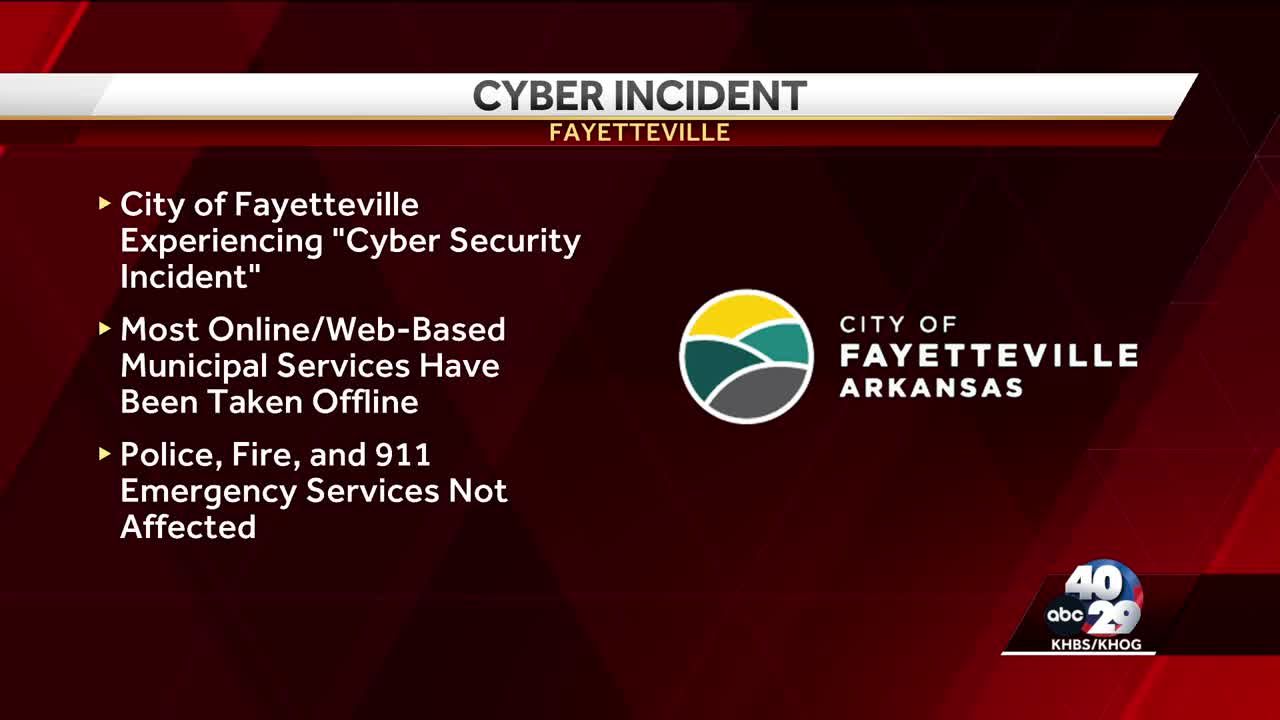 Fayetteville takes city services offline due to 'cyber incident'