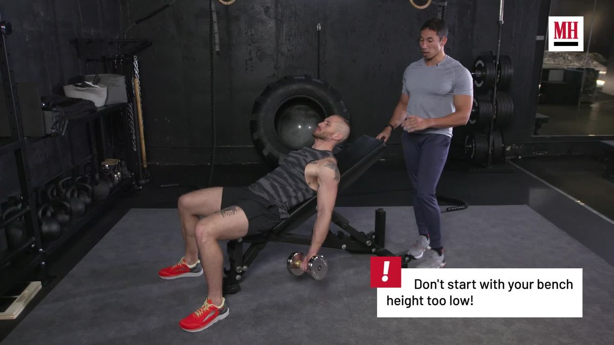 preview for Assemble Bigger Biceps with the Incline Curl | Males’s Health Muscle