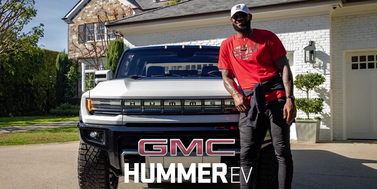 This was the meeting between LeBron James and GMC Hummer EV